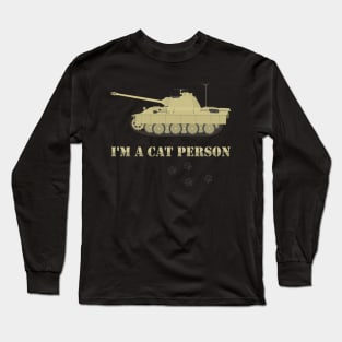 I'm A Cat Person Pz-V Panther Long Sleeve T-Shirt